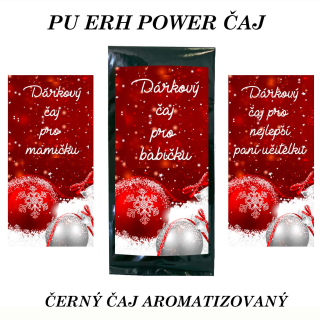 Vánoční dárkový PU ERH čaj - PU ERH POWER - Váš text